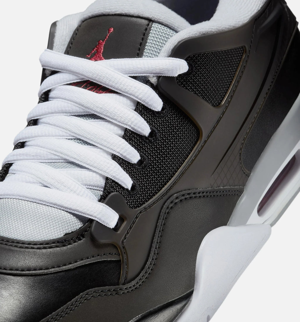 Air Jordan 4 RM Mens Lifestyle Shoes Black Red Grey