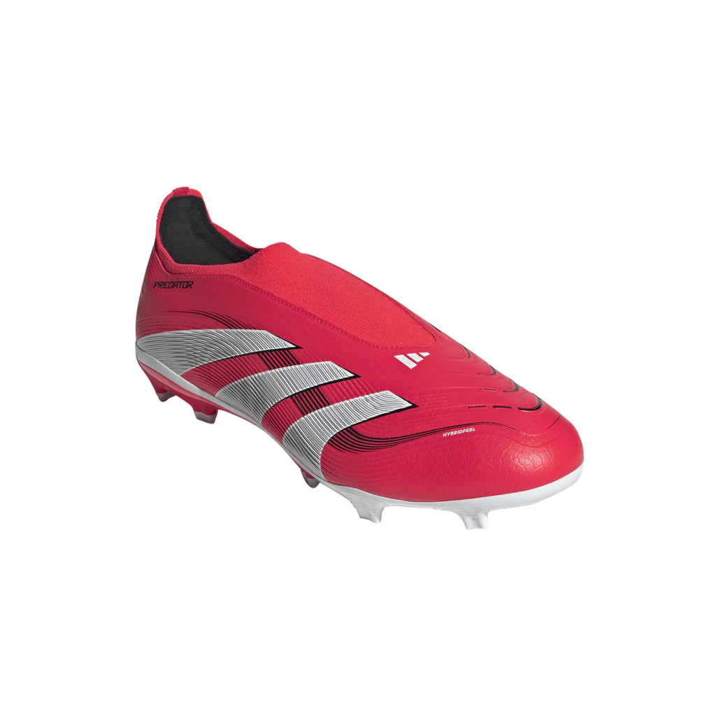 adidas Predator League Laceless FG MG Firm Multi Ground Boots Red