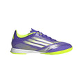 adidas F50 League Indoor Soccer Shoes Purple White Lemon