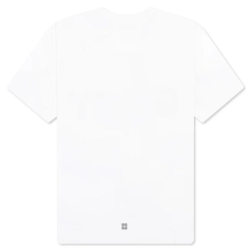 GVCY Floral Printed Crewneck T Shirt White