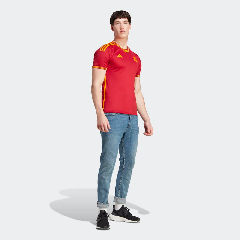 adidas Mens AS Roma Home Jersey 23
