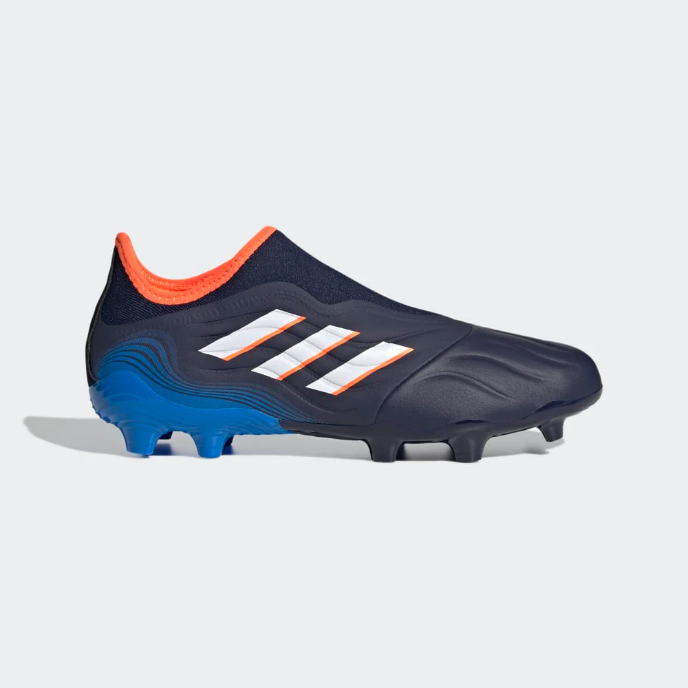 adidas Copa Sense3 Laceless FG Firm Ground Boots Blue White Orange