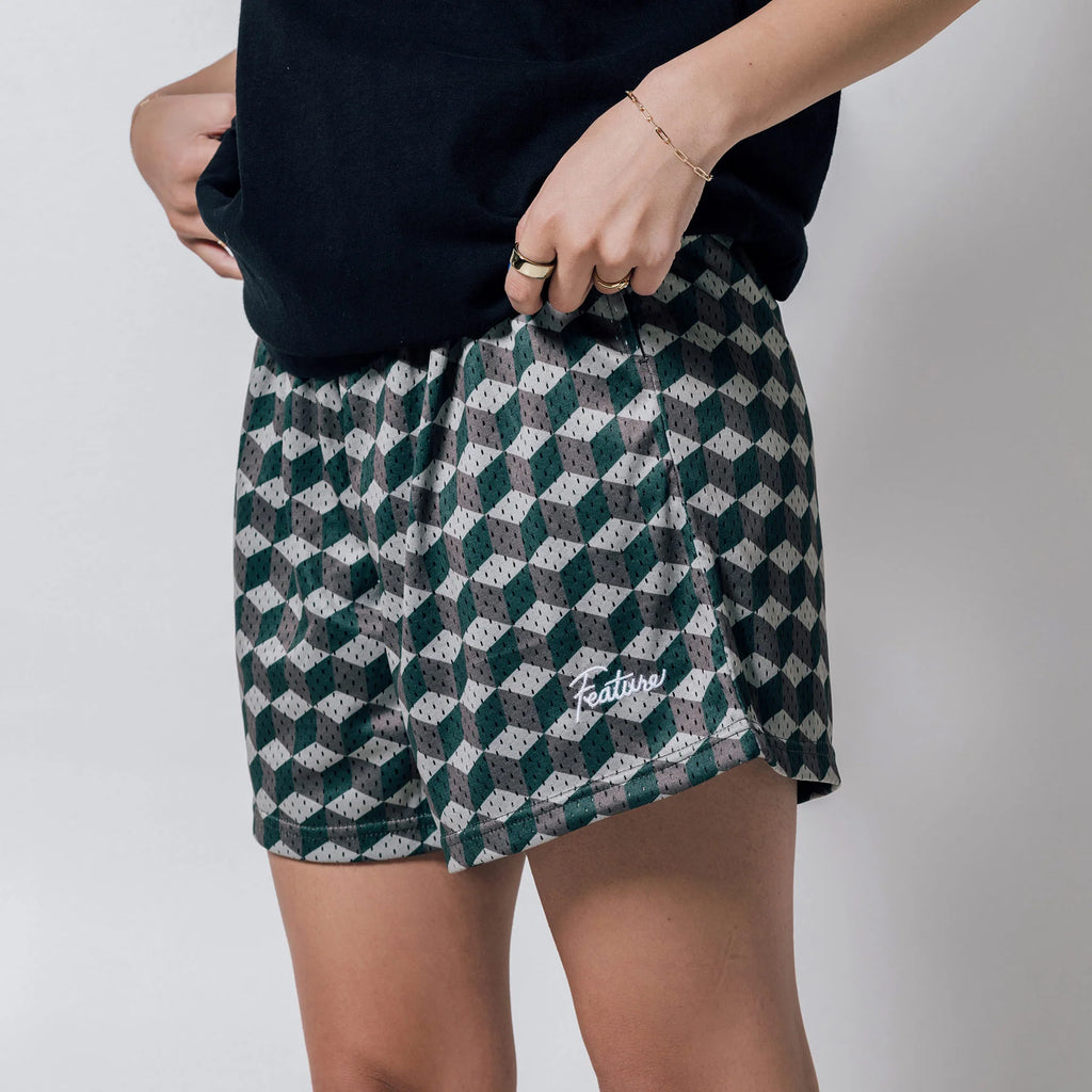 Cubert West Mesh Shorts Coral