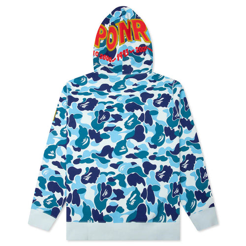 ABC Camo 2nd Shark Full Zip Hoodie Blue