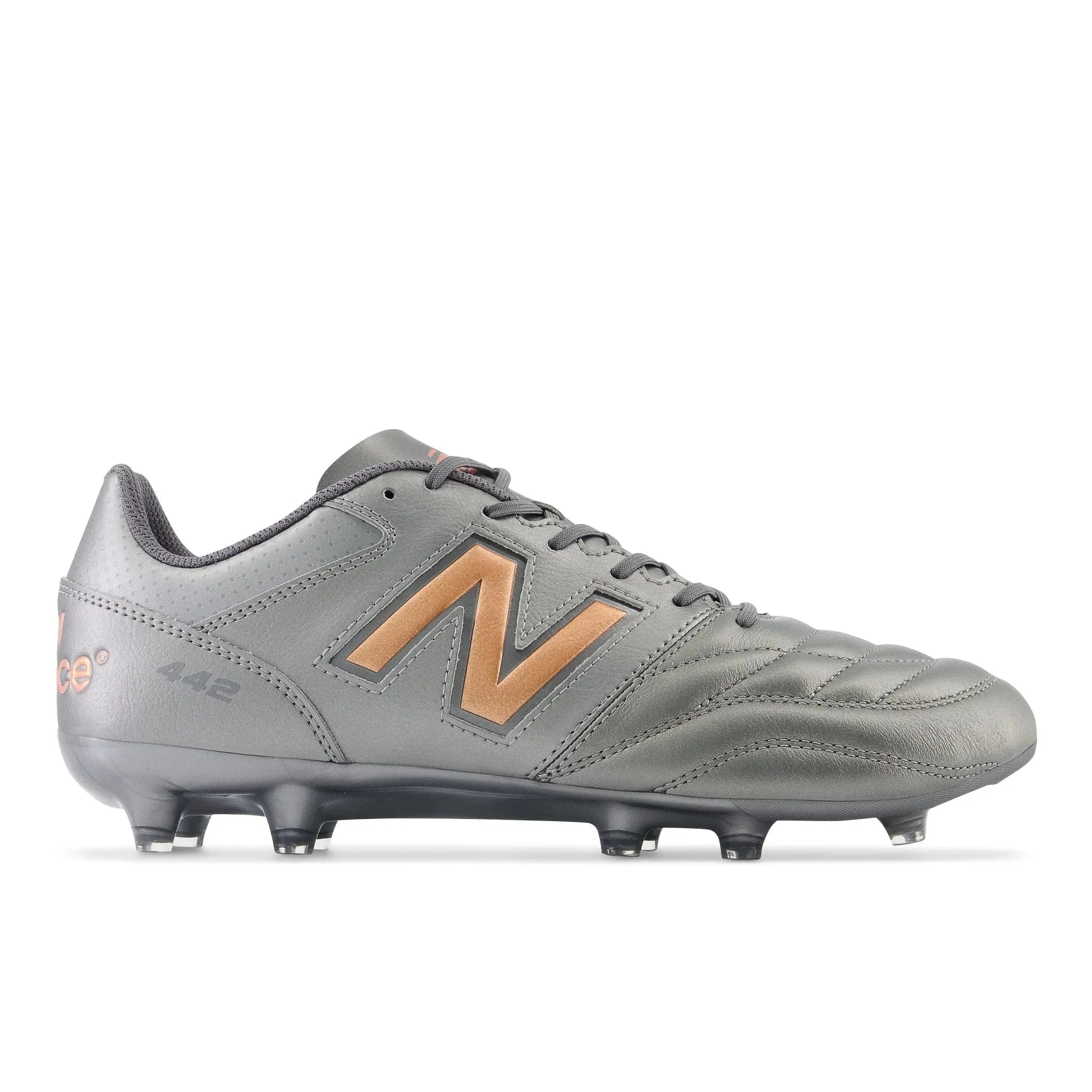 New Balance 442 V2 Team FG Firm Ground Soccer Cleats Silver
