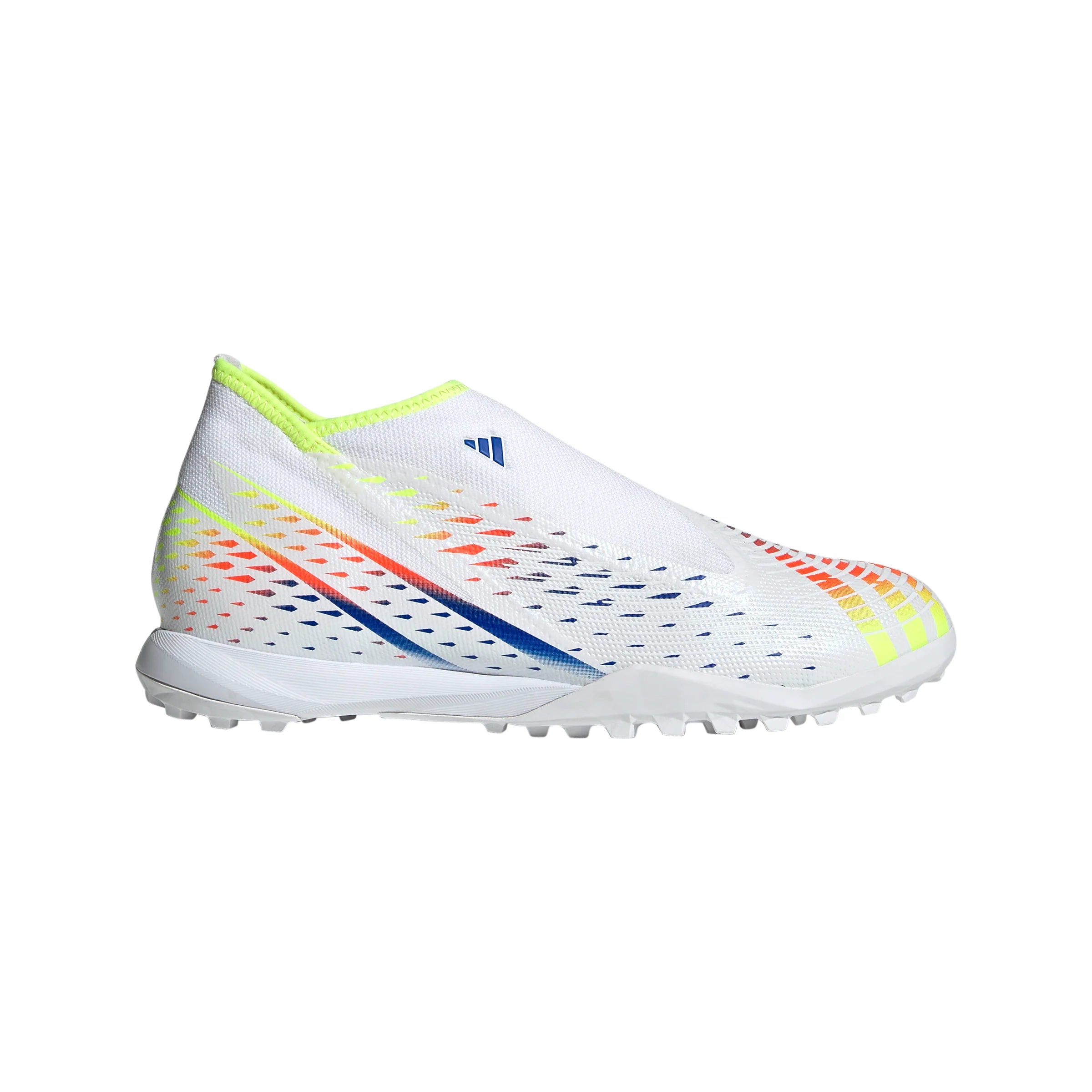 adidas Predator Edge 3 Laceless TF Mens Soccer Cleats White