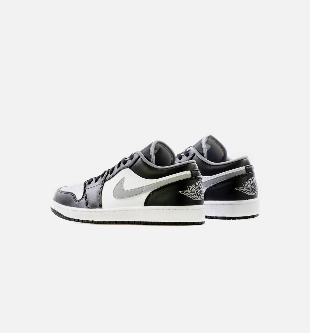 Air Jordan 1 Low Mens Lifestyle Shoe Black White Particle Grey Limit One Per Customer