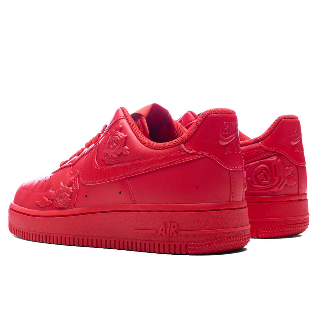Womens Air Force 1 07 Red Roses University Red University Red