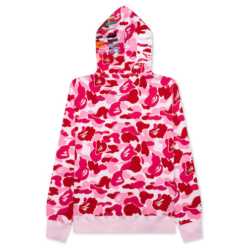 Abc Camo Tiger Full Zip Hoodie Pink