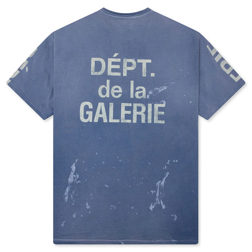 Painted French Collector Tee French Blue