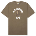 College Tee Brown