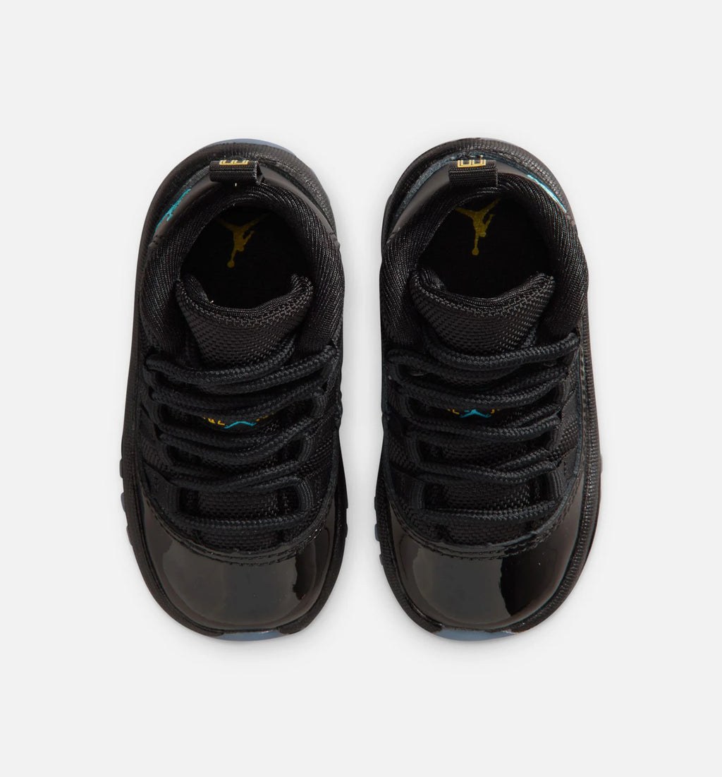 Air Jordan 11 Retro Gamma Infant Toddler Lifestyle Shoe Black Gamma Blue Black Varsity Maize Limit One Per Customer