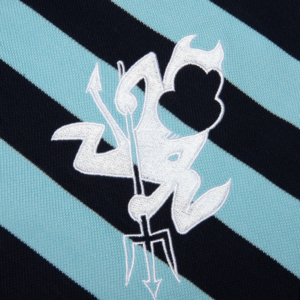 Devilish Polo Blue Stripe