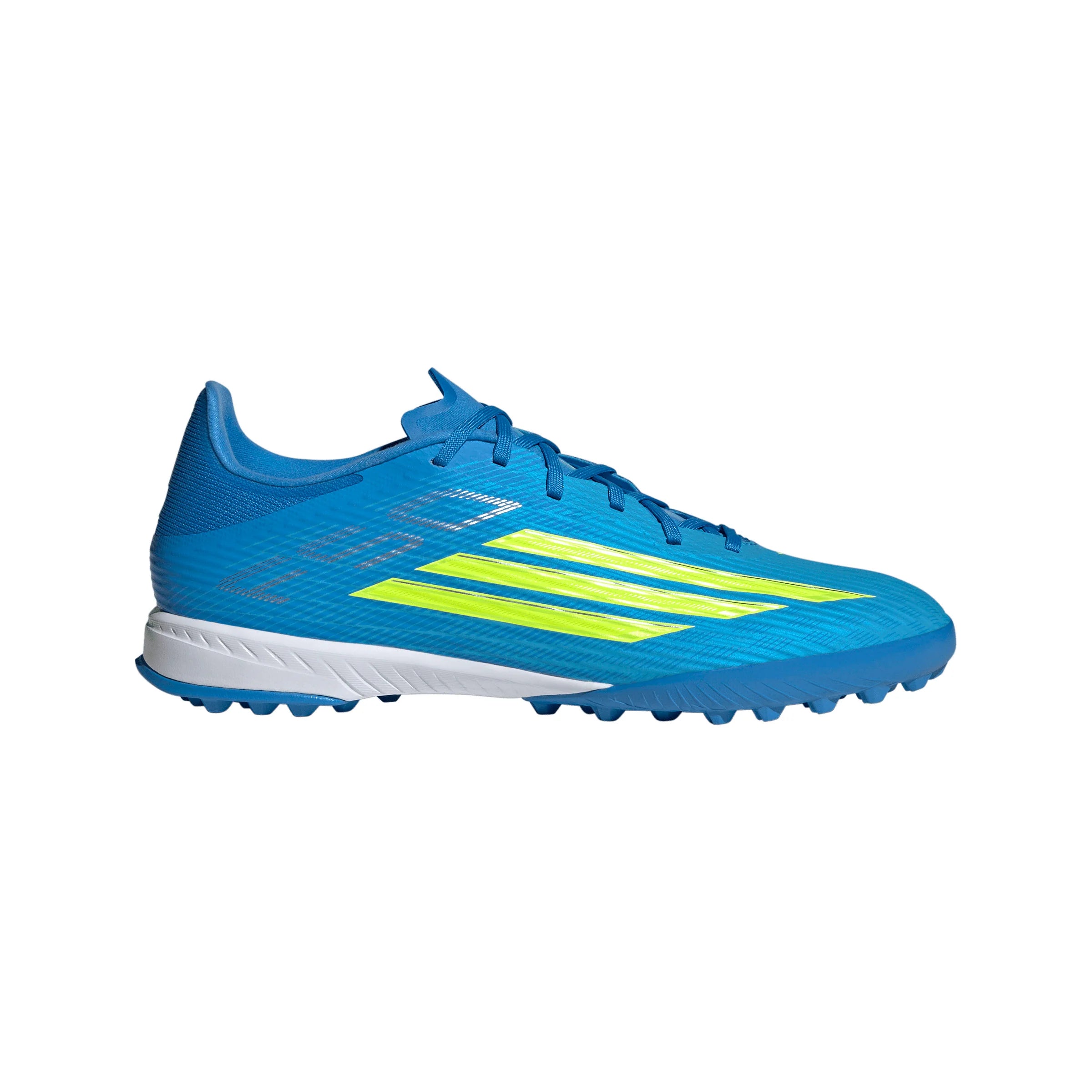 adidas F50 League TF Turf Mens Soccer Cleats Blue Yellow Aqua