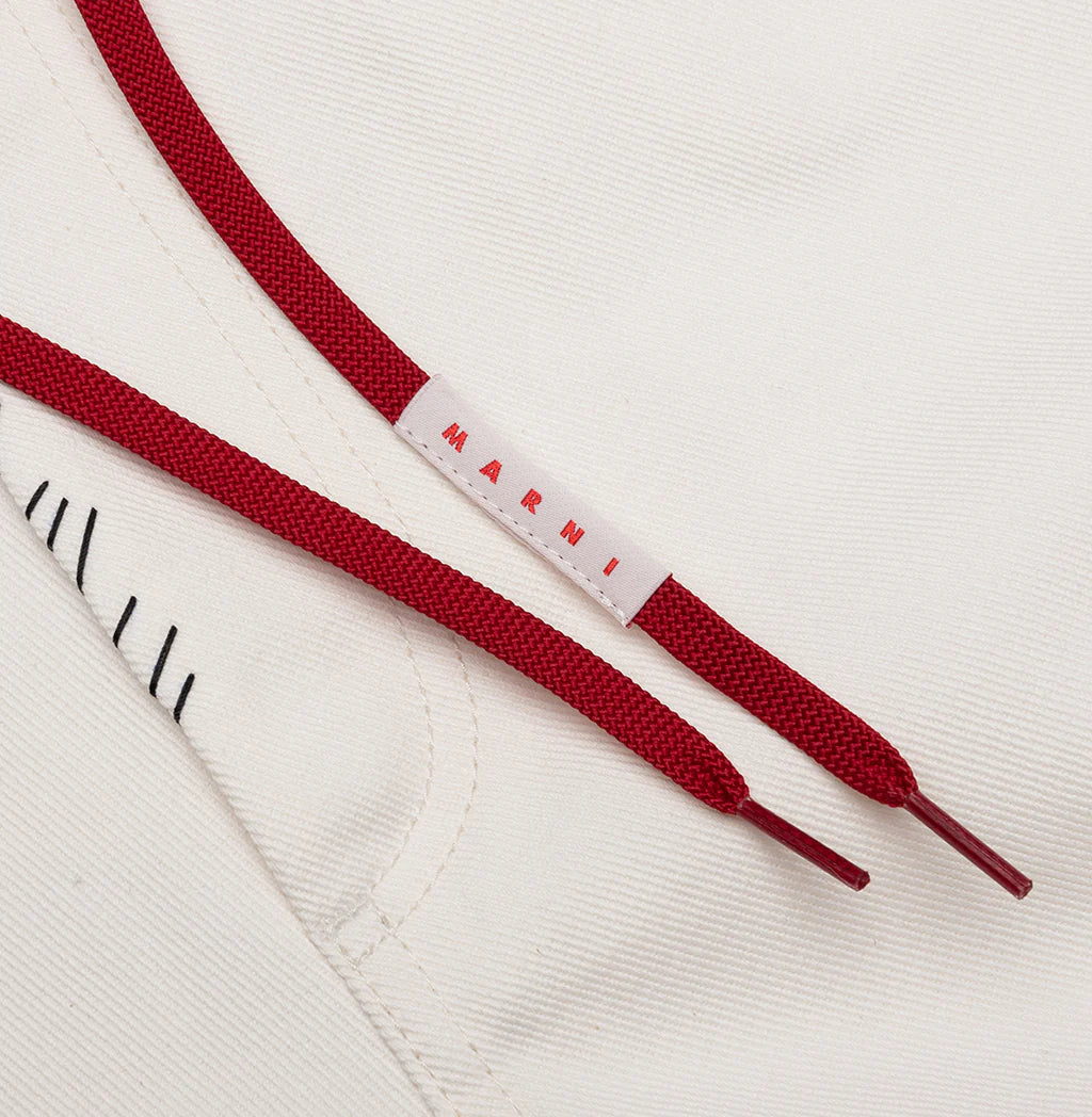 Drawstring Trousers Lily White