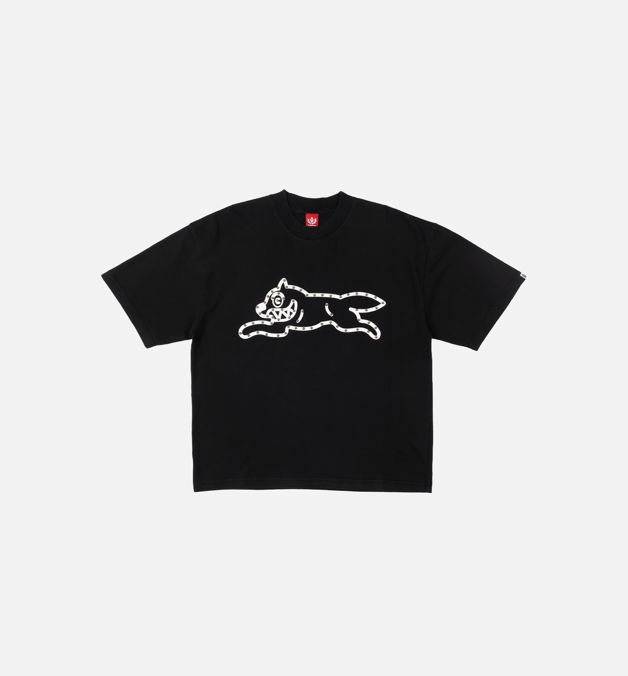 Frank Stud Mens Short Sleeve Shirt Black
