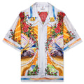 Short Sleeve Cuban Collar Shirt A Tournade De Rose