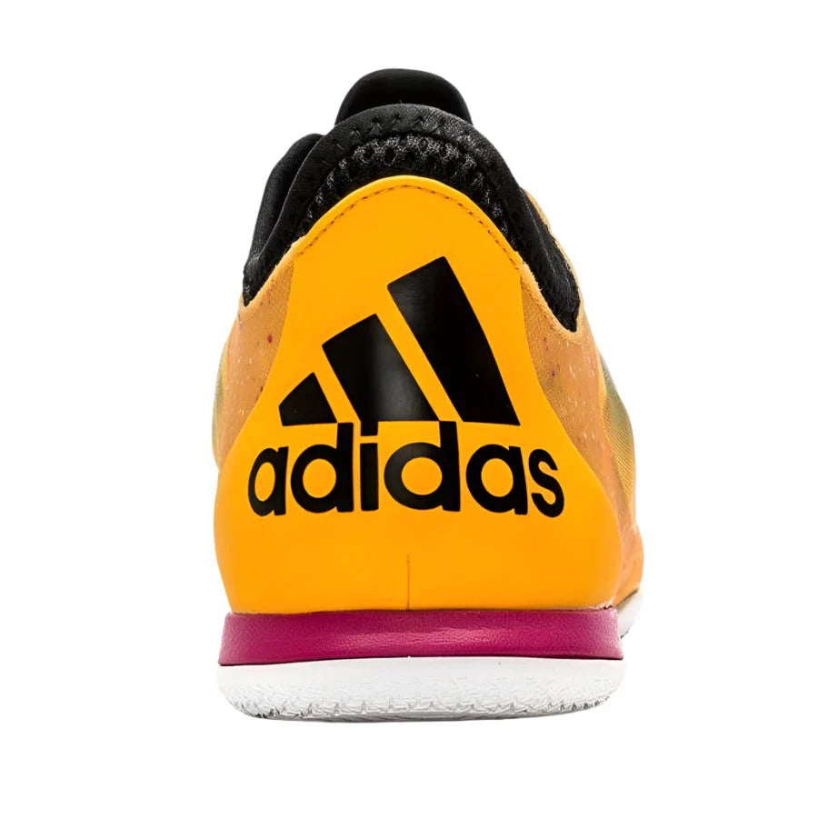 adidas X 151 Court Indoor Soccer Shoes Solar Gold Black Shock Pink