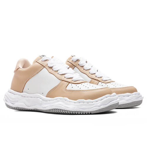 Wayne Low OG Sole Leather Sneaker Beige White