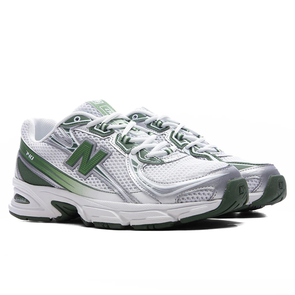 740 White Alpine Green Silver Metallic
