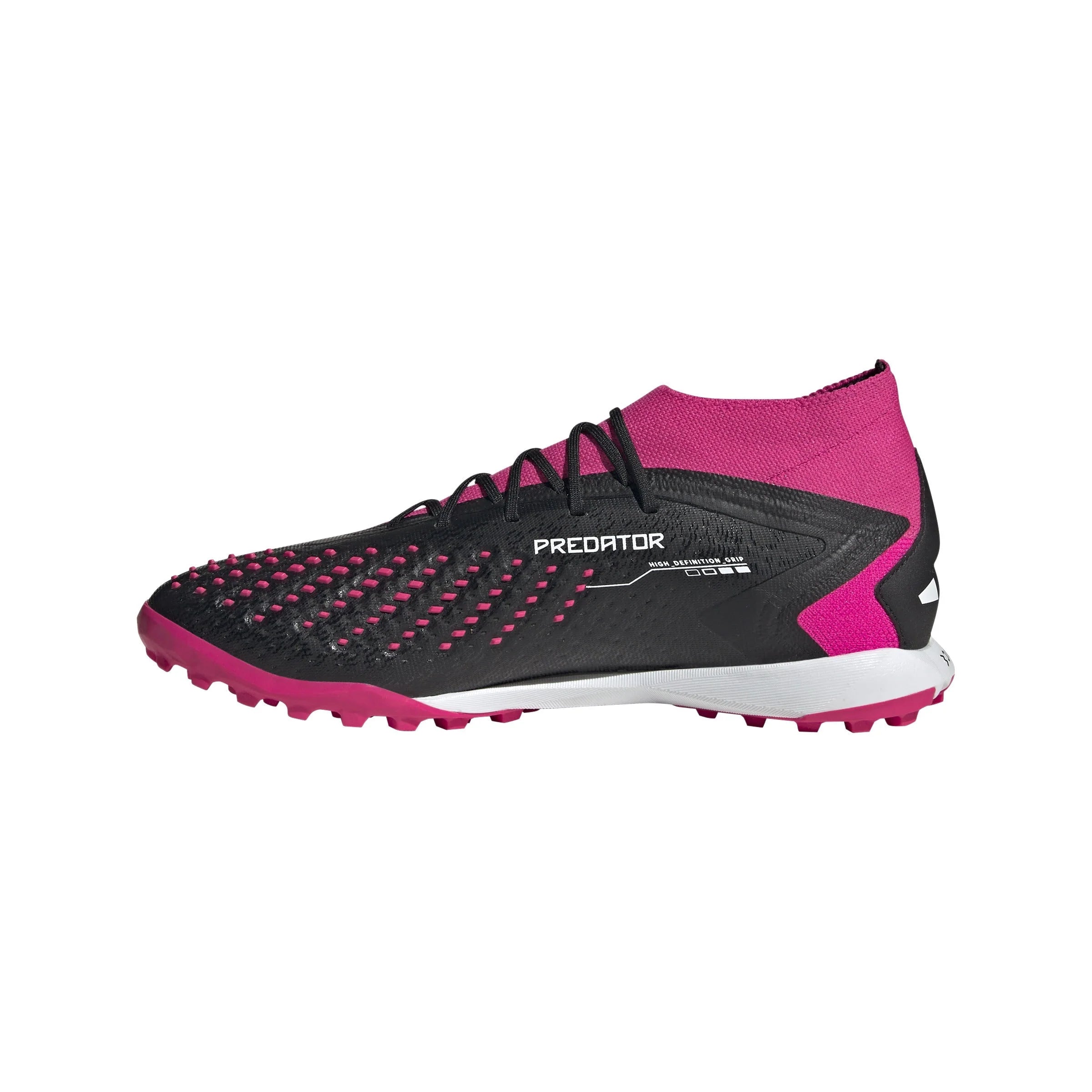 adidas Predator Accuracy1 TF Turf Soccer Cleats Black White Shock Pink