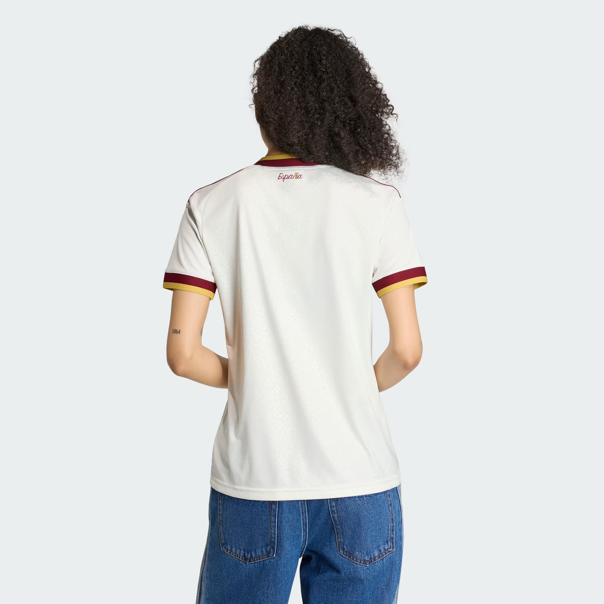 adidas Spain Away Womens Soccer Jersey 2026 White