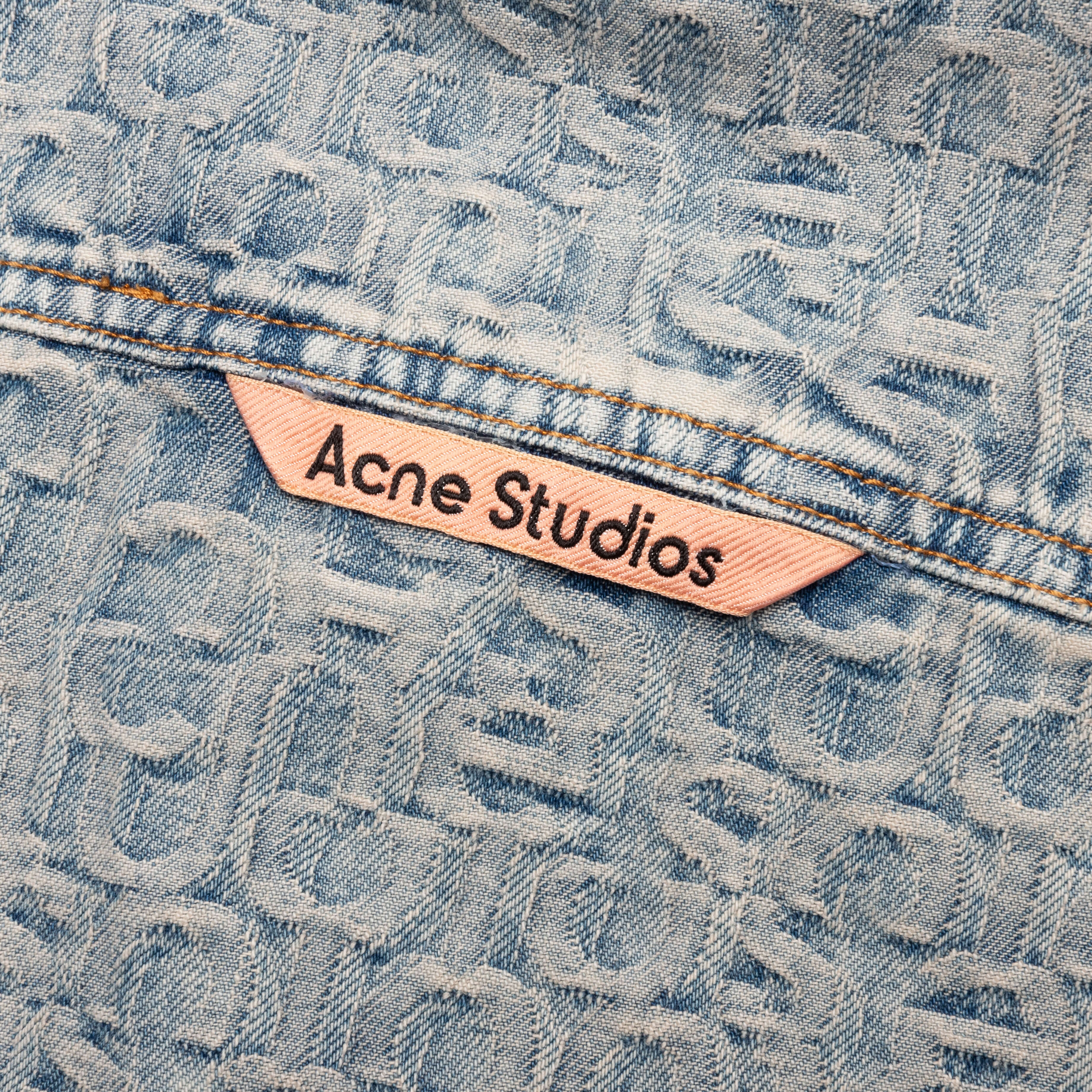 Monogram Shirt Blue Beige