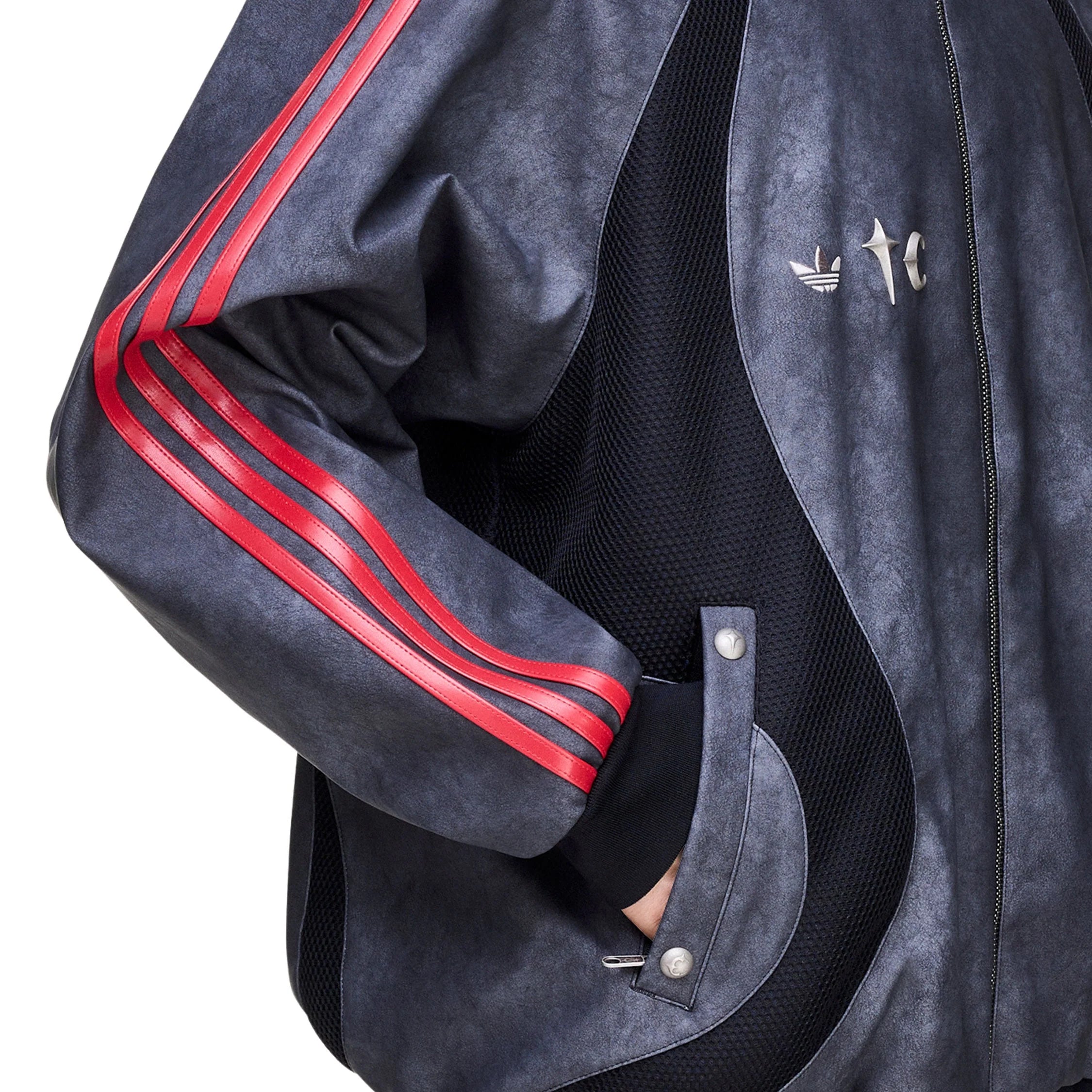 x Thug Club Teamgeist Faux Leather Jacket
