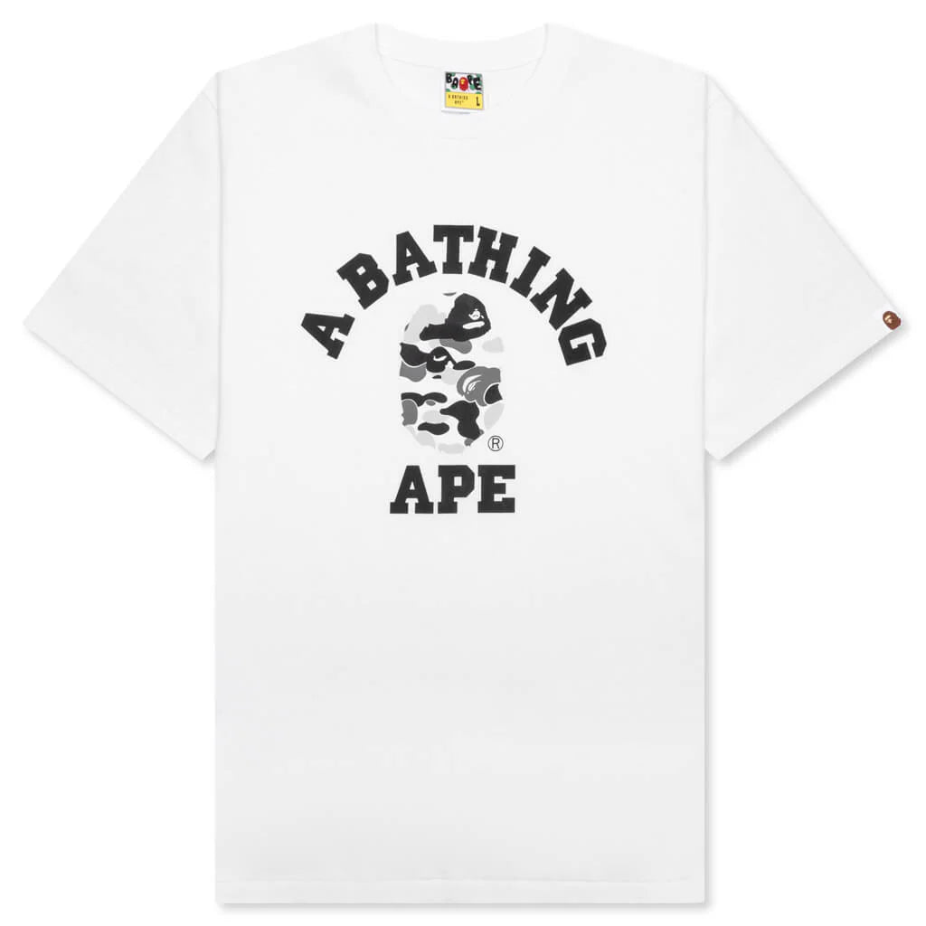 ABC Camo College Tee White Gray