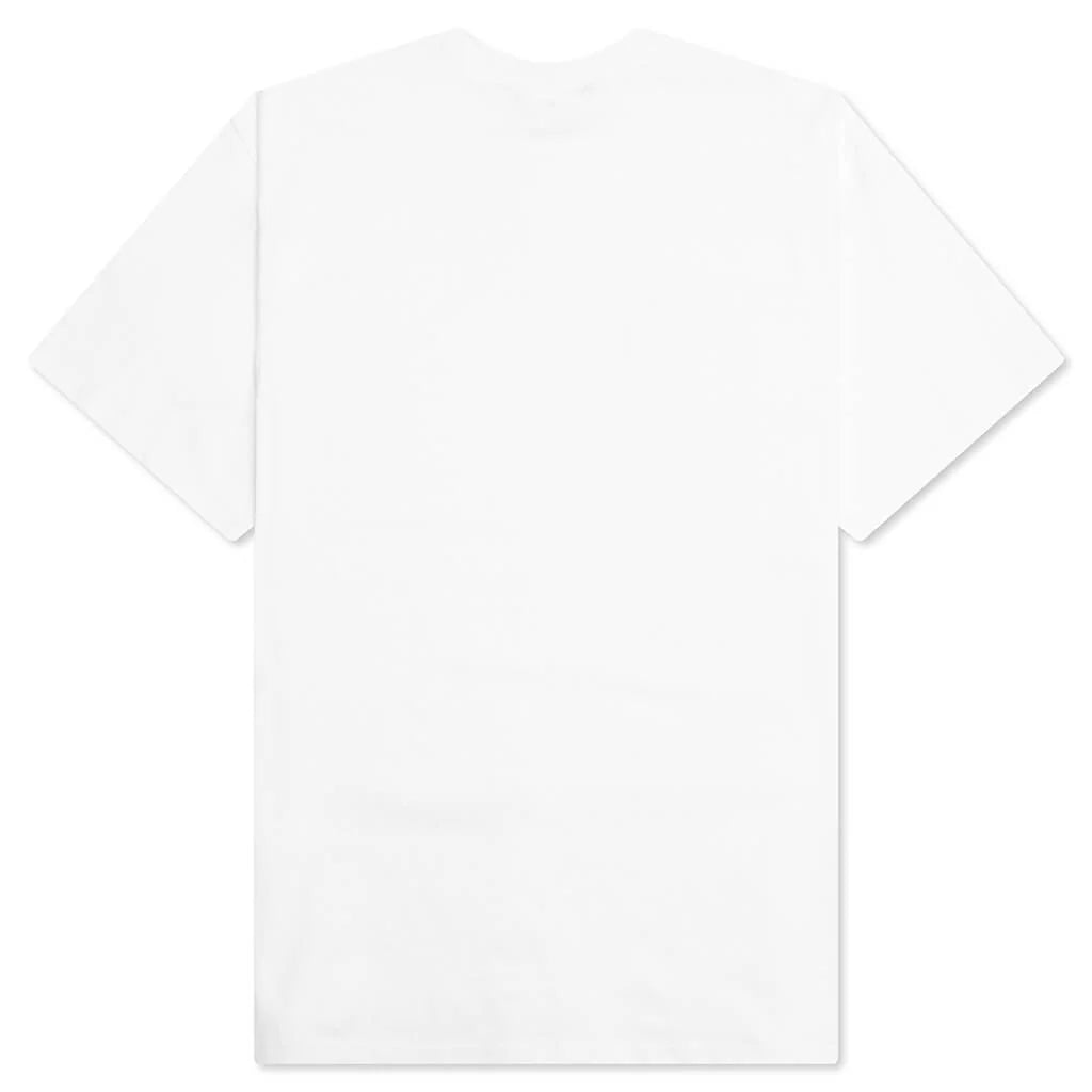 Gray Horizon S S Knit Oversized Fit Shirt White