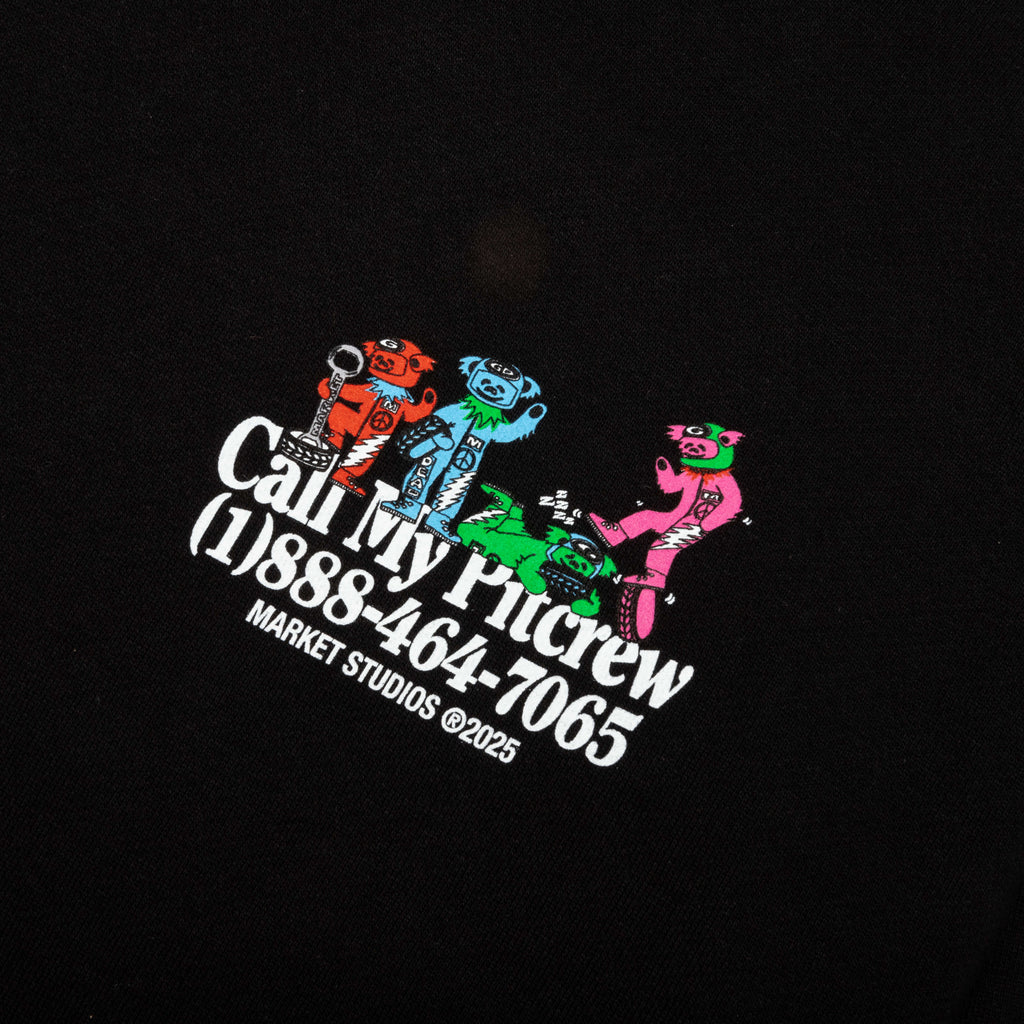 Market x Grateful Dead Call My Pitcrew Hoodie Black