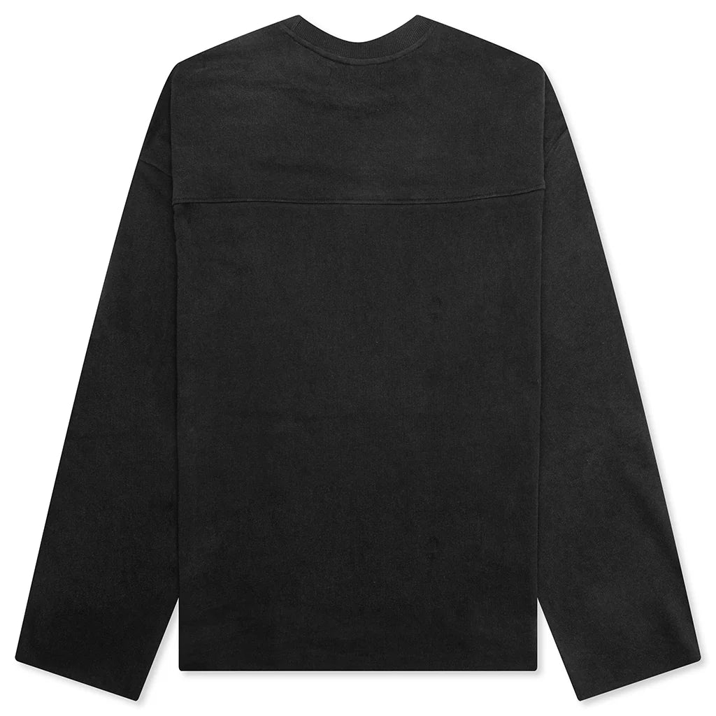 Miracle Academy Varsity L S Shirt Sunfade Black