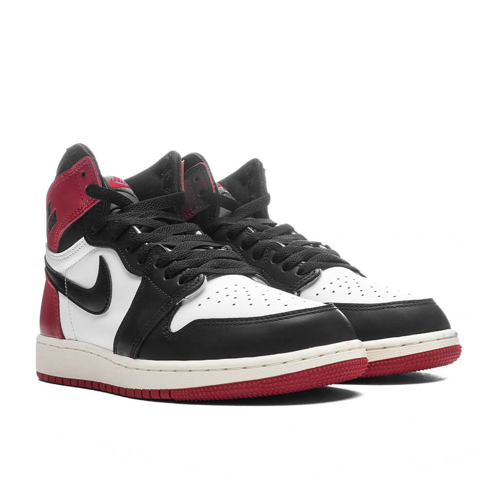 Air Jordan 1 Retro High OG Black Toe Reimagined GS White Black Varsity Red Sail