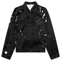 Duchess Satin Jacket With Cut Out Detail Black