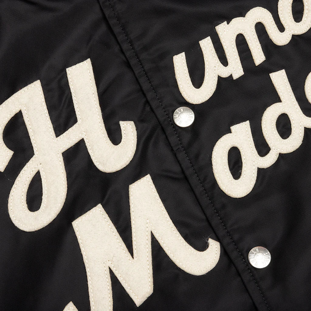 Nylon Stadium Jacket Black
