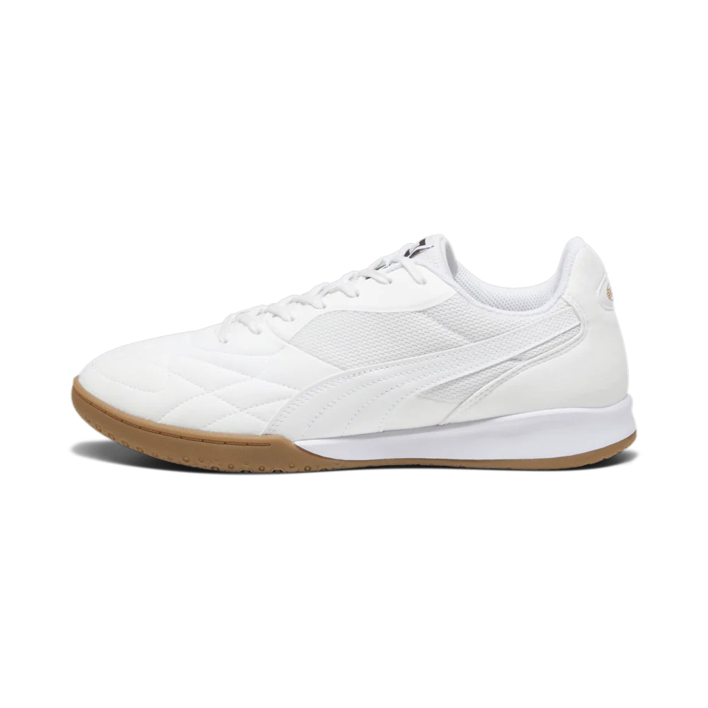 PUMA King Top IT Indoor Shoes White Gold