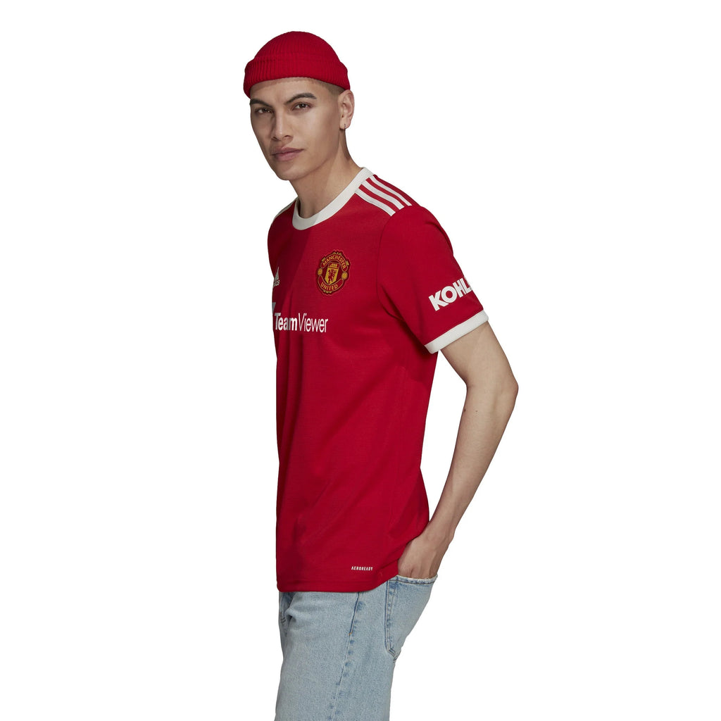 adidas Mens Manchester United Home Jersey 21