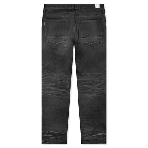 Edo Straight Jean Worn Black