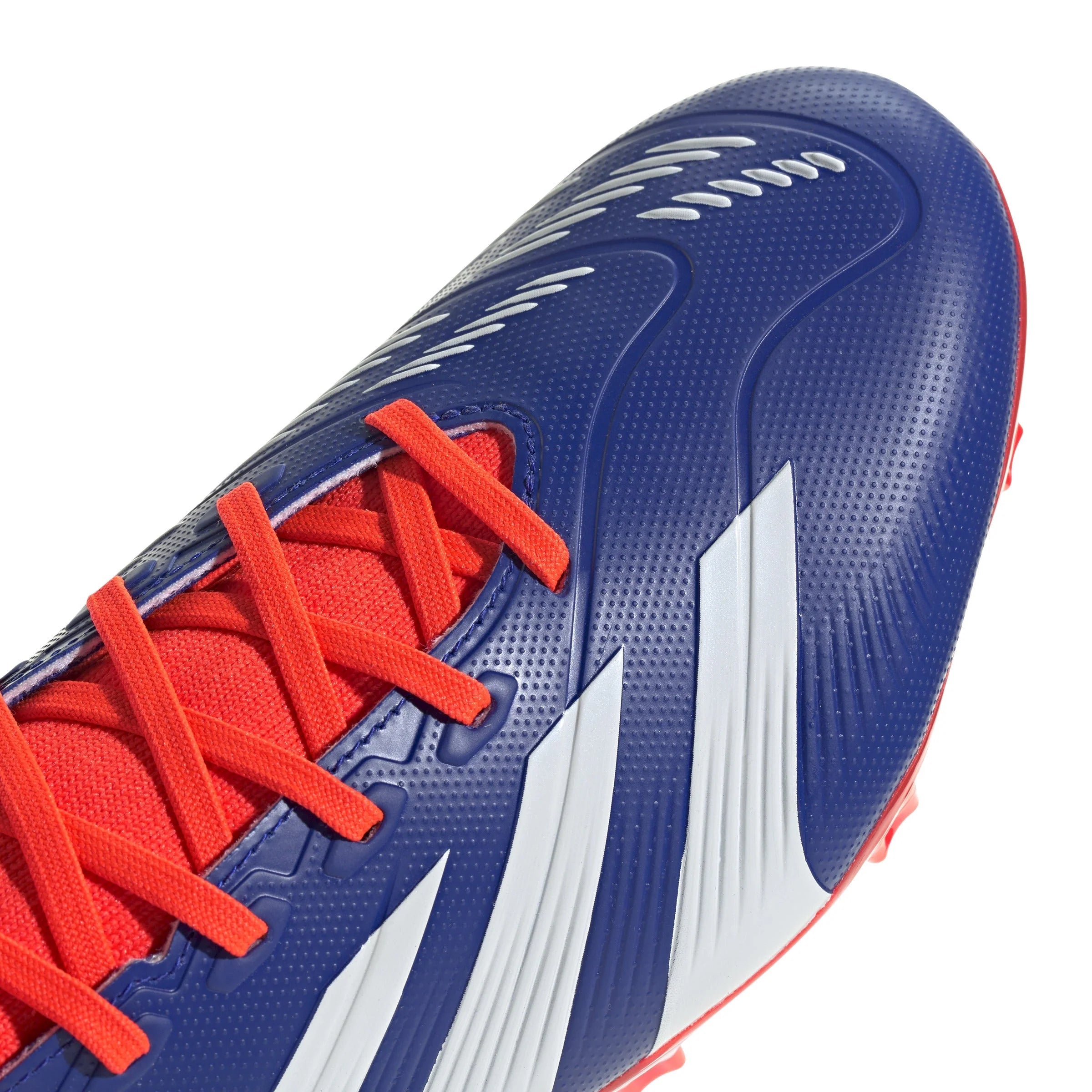 adidas Predator League Sock FG Firm Ground Soccer Cleats Lucid Blue White Solar Red