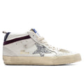 Womens Mid Star White Silver Wine