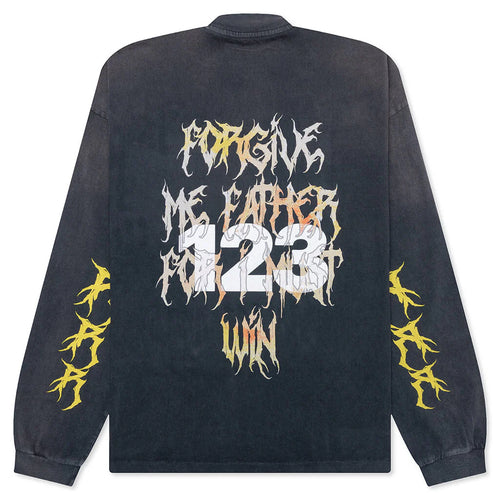 Forgive Me Vintage L S Tee Vintage Black