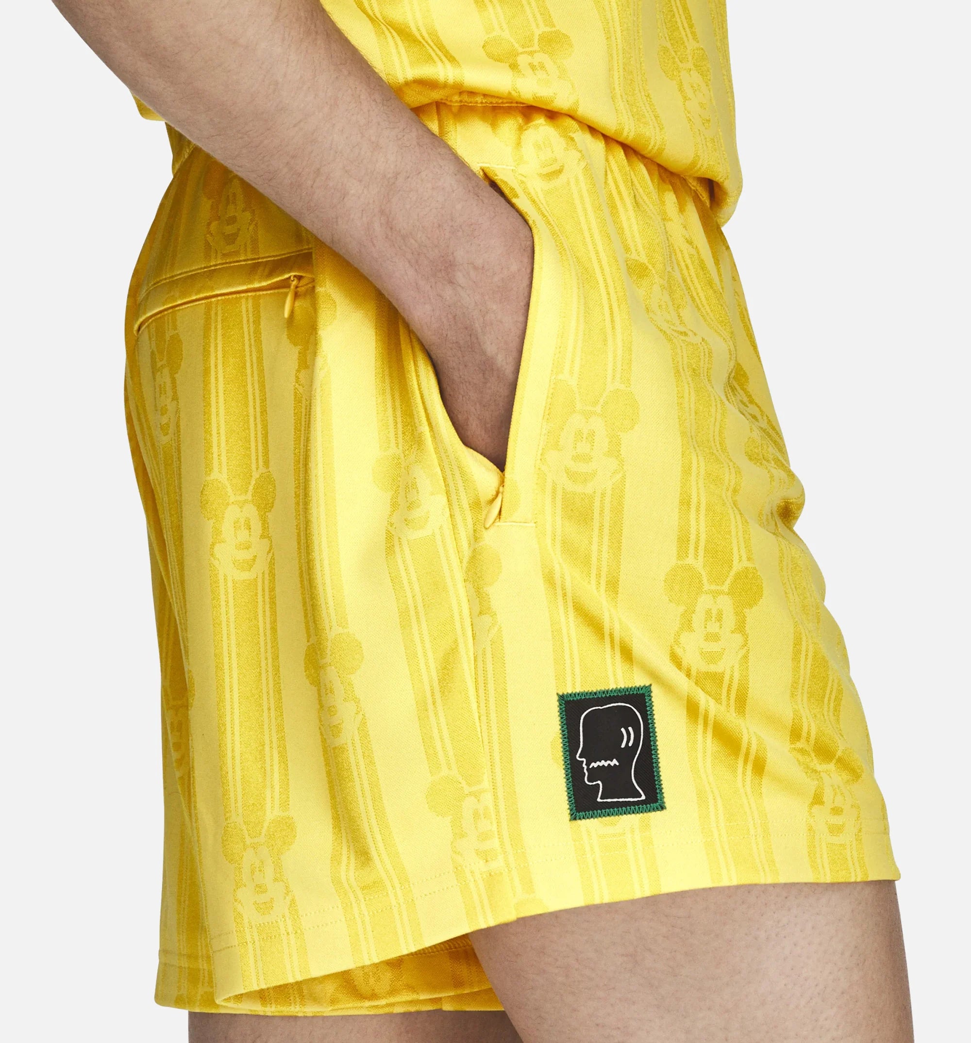 Originals x Brain Dead By Disney Mens Short Yellow Green Black