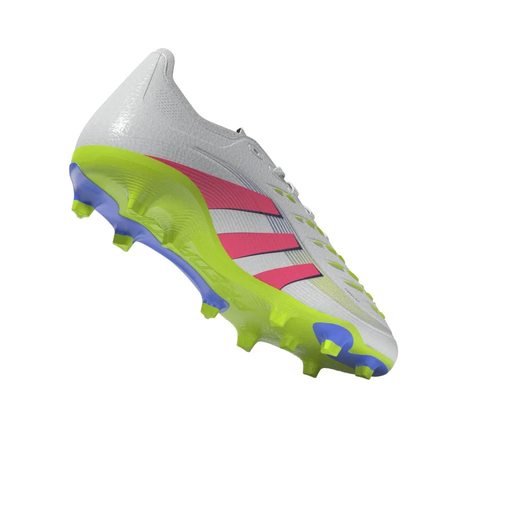 adidas Predator League Firm Multi Ground Soccer Cleats White Pink Lemon