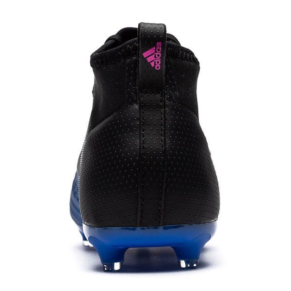 adidas ACE 171 FG Youth Firm Ground Soccer Cleats Black White Blue