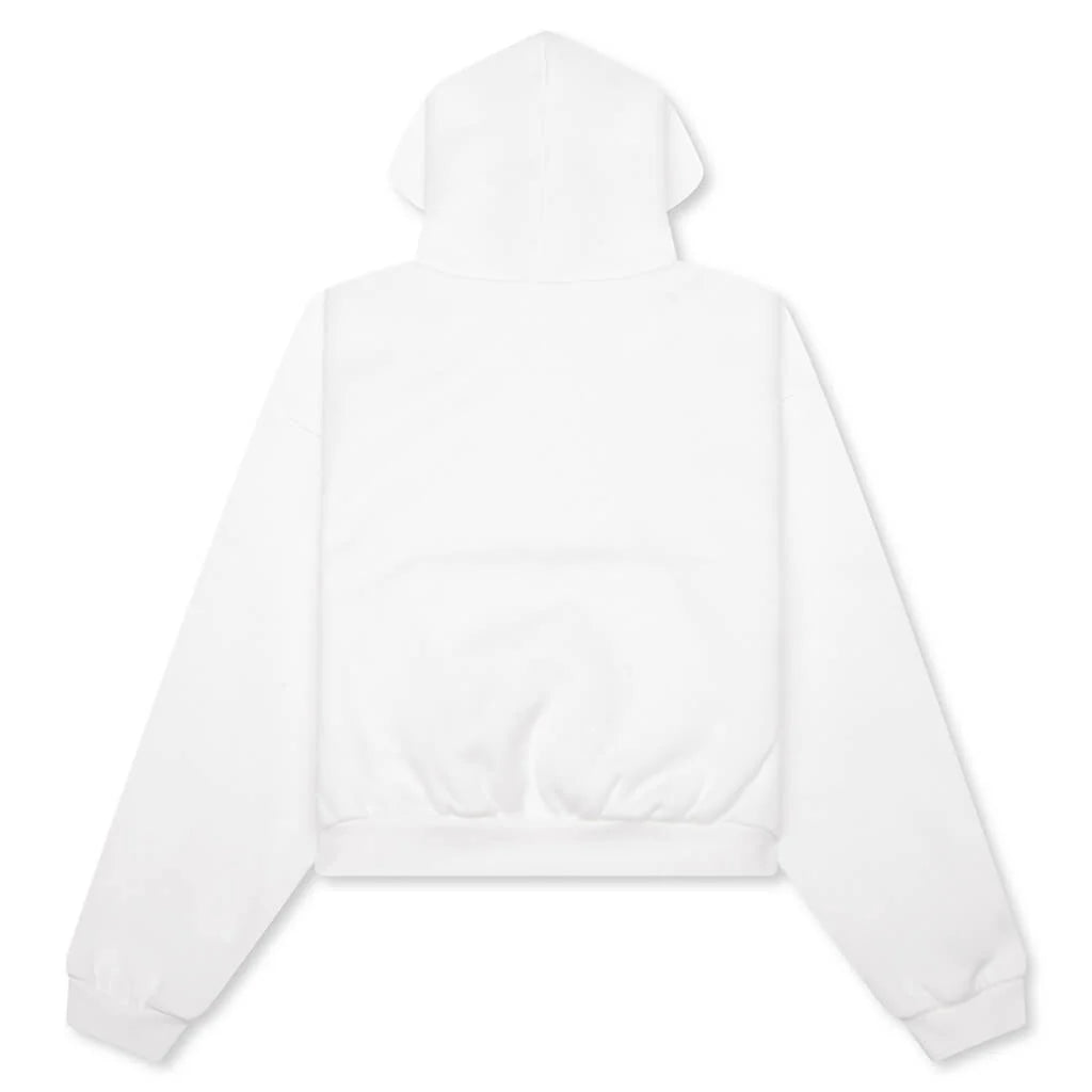 Kids Fleece Hoodie Cloud White
