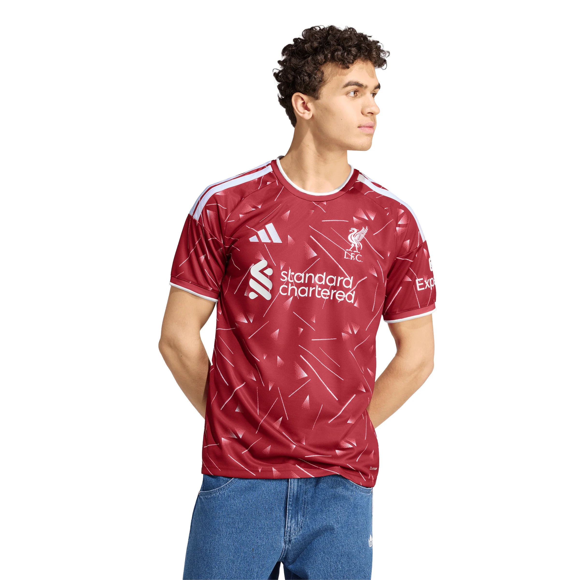 adidas Liverpool FC Home Mens Soccer Jersey 26 27 Red