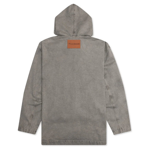 Garment Dye Hoodie Grey