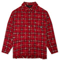 Tweed Flannel Overshirt Red Rose