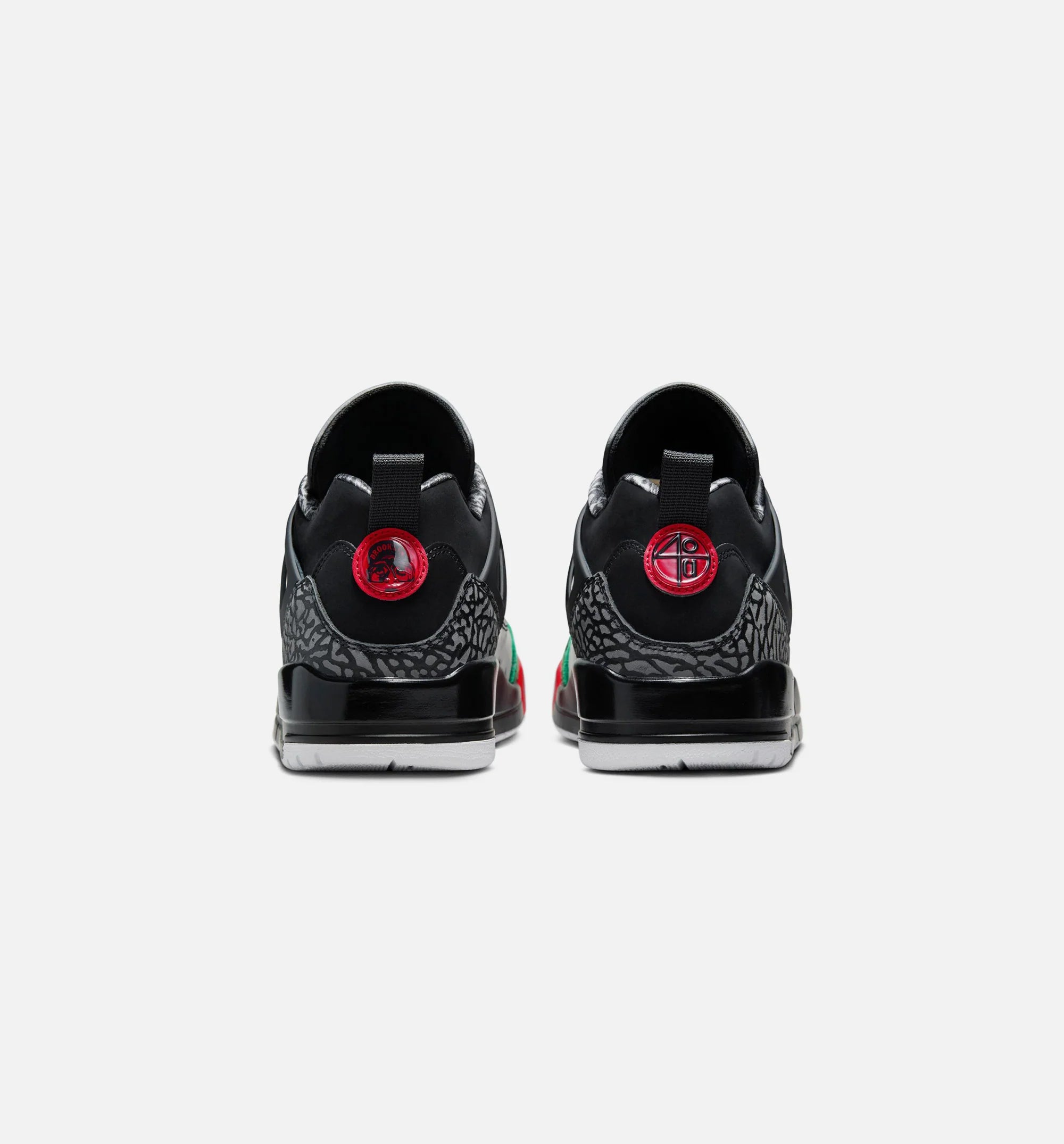 Spizike Low Mens Lifestyle Shoe Black Classic Green White Varsity Red