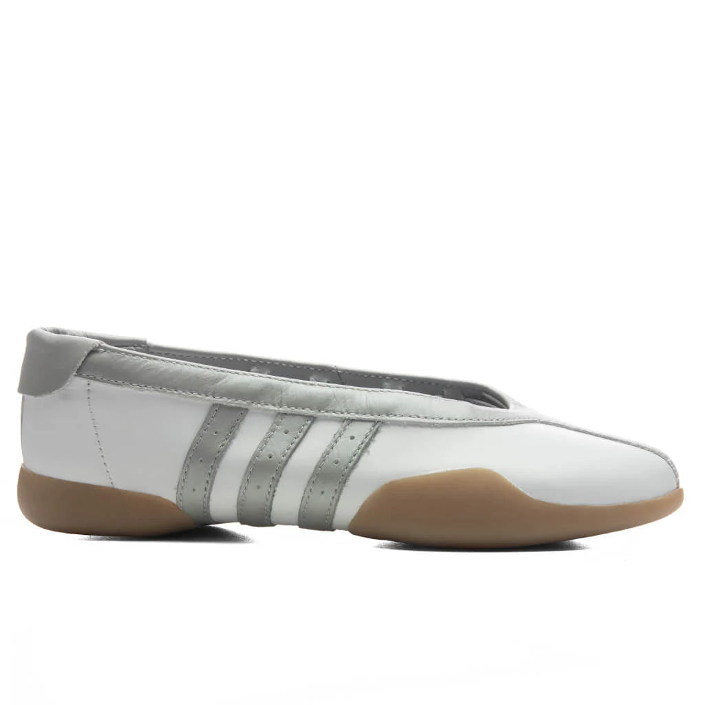 Womens Taekwondo Mei Ballet Cloud White Silver Metallic Gum